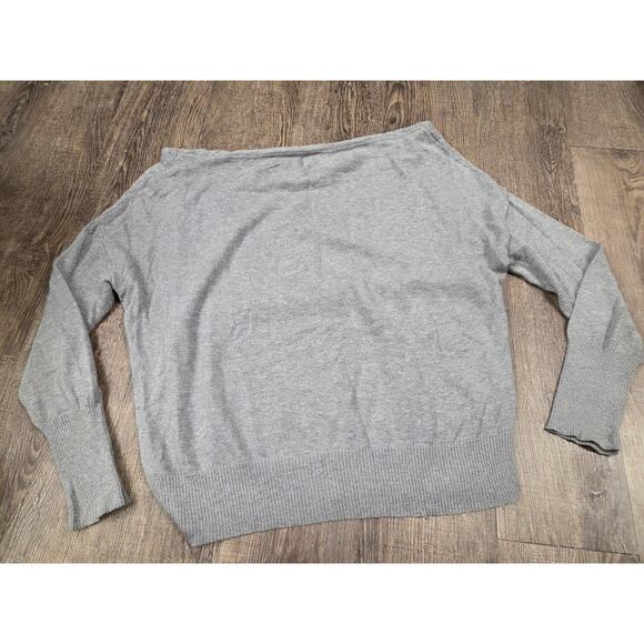 Shae Anthropologie Medium Cowl Neck Gray Pullover Sweater - Picture 4 of 5